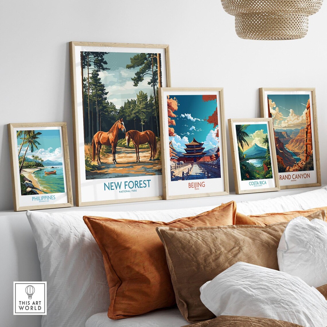 New Forest National Park - Vintage Travel Poster - Image 3