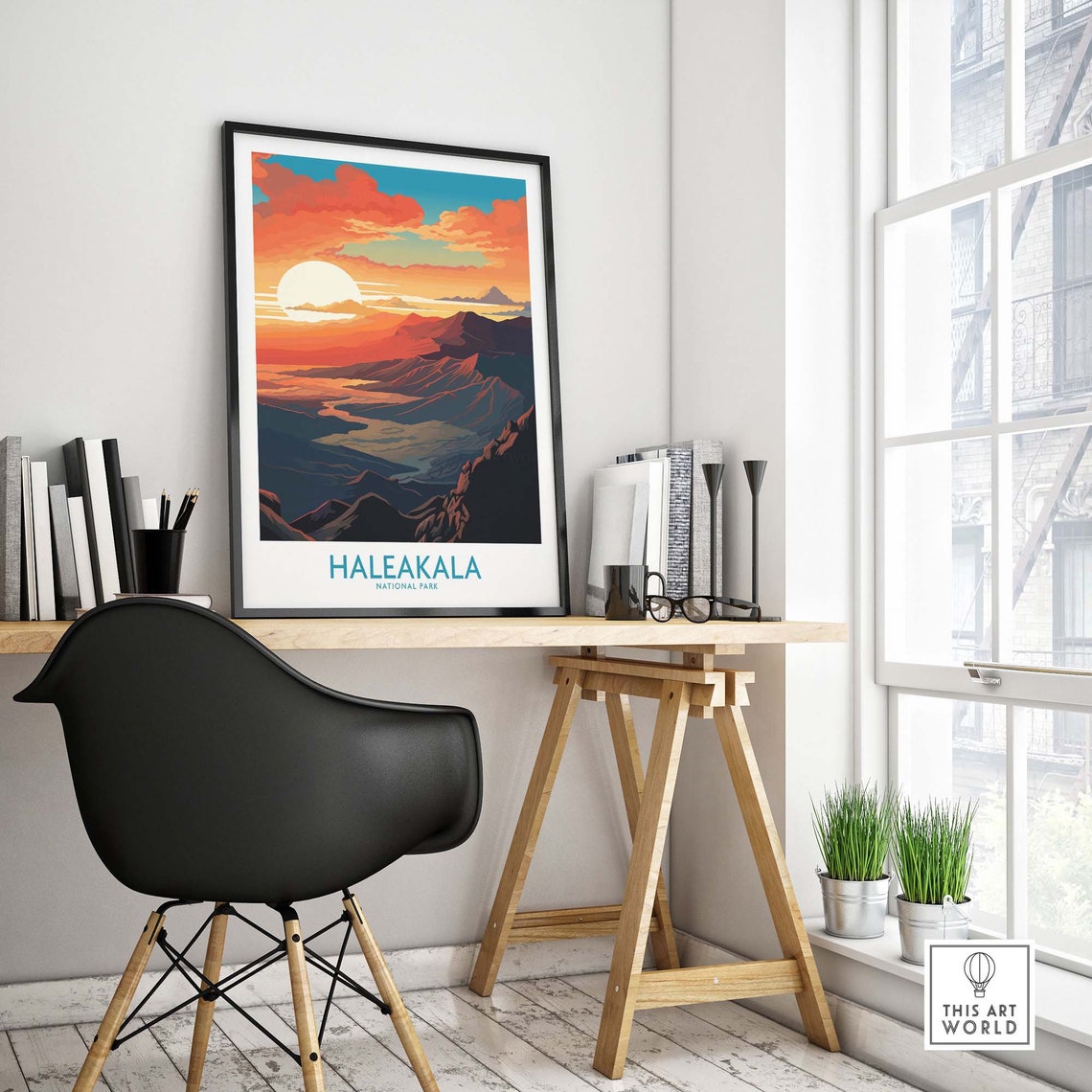 Haleakala National Park Dramatic Sunrise Over Volcanic Crater Poster - Image 4