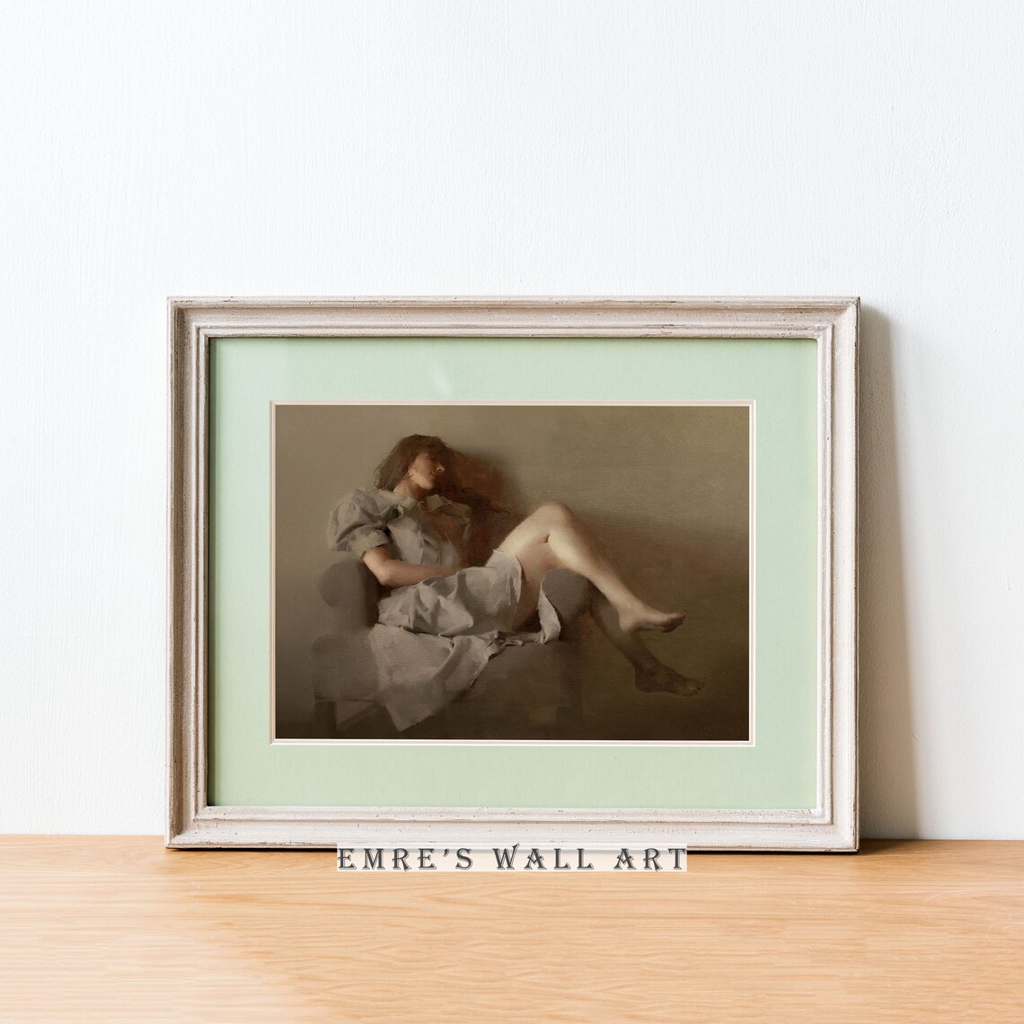 Vintage Woman Portrait Art Print, Moody Portrait - Image 2