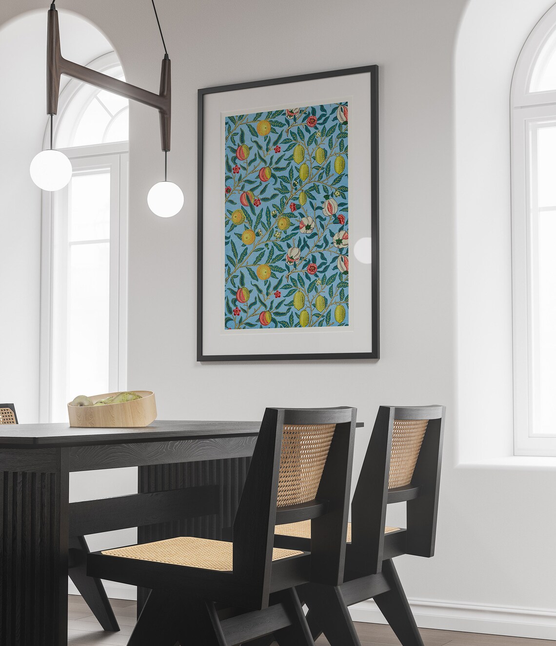 William Morris Four Fruits Pattern, Art Nouveau Poster - Image 3