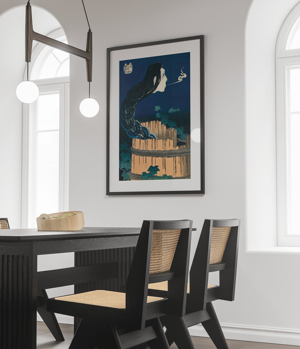 Katsushika Hokusai The Mansion Of The Plates Art Print - Image 2
