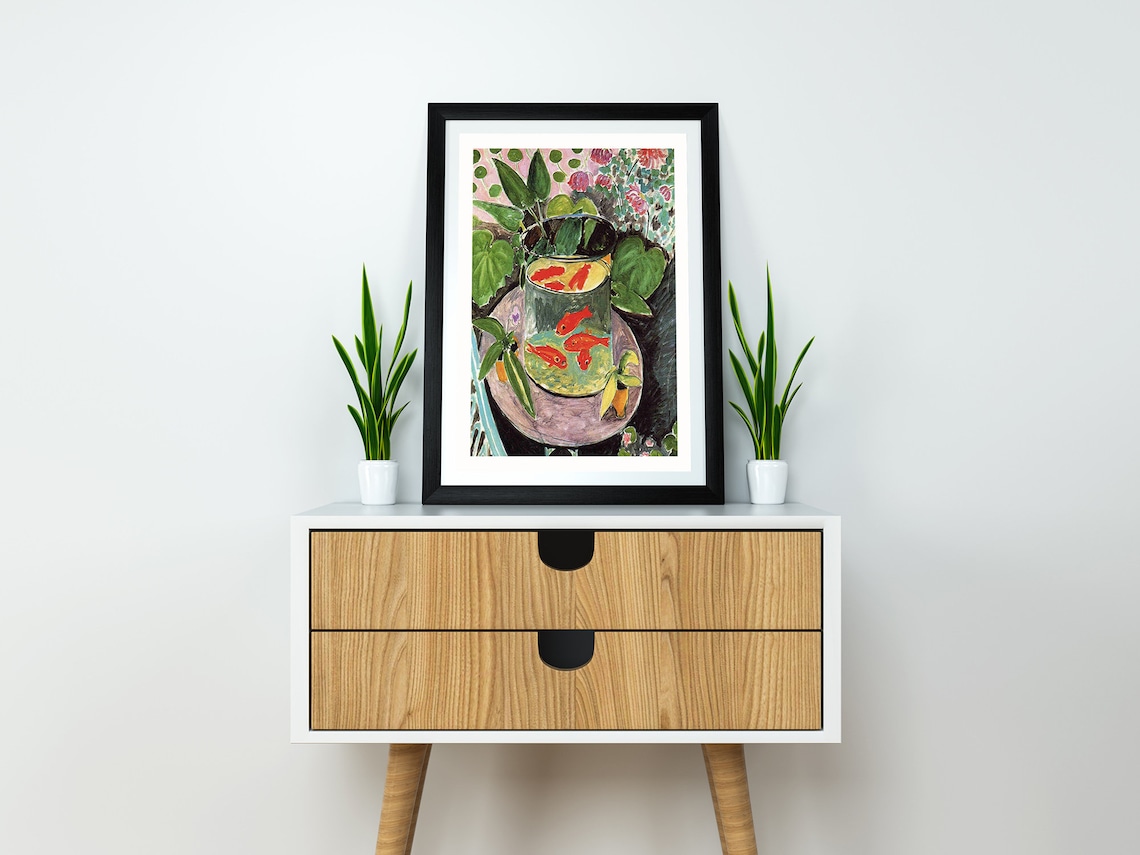 Matisse Goldfish Vintage Exhibition Art Poster - Image 3
