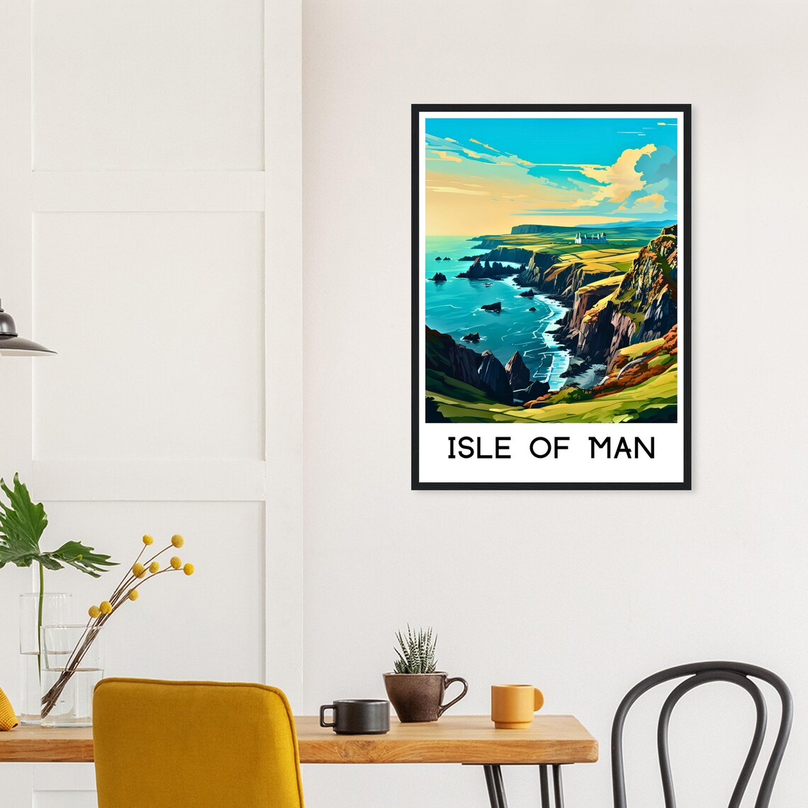 Isle Of Man Travel Poster, British Isles Art Print - Image 3