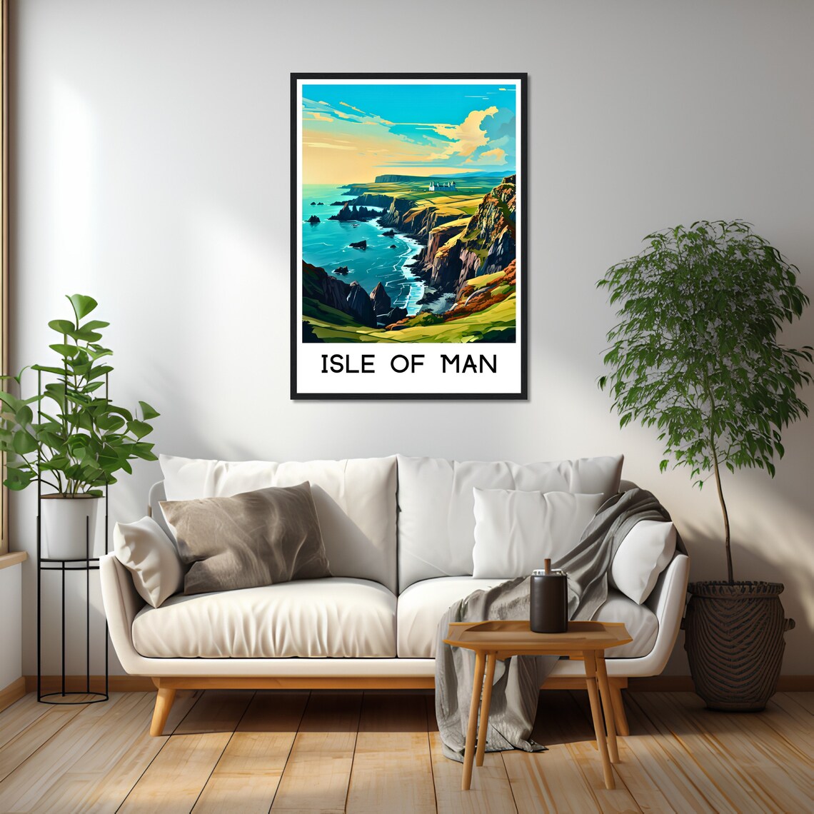 Isle Of Man Travel Poster, British Isles Art Print - Image 2