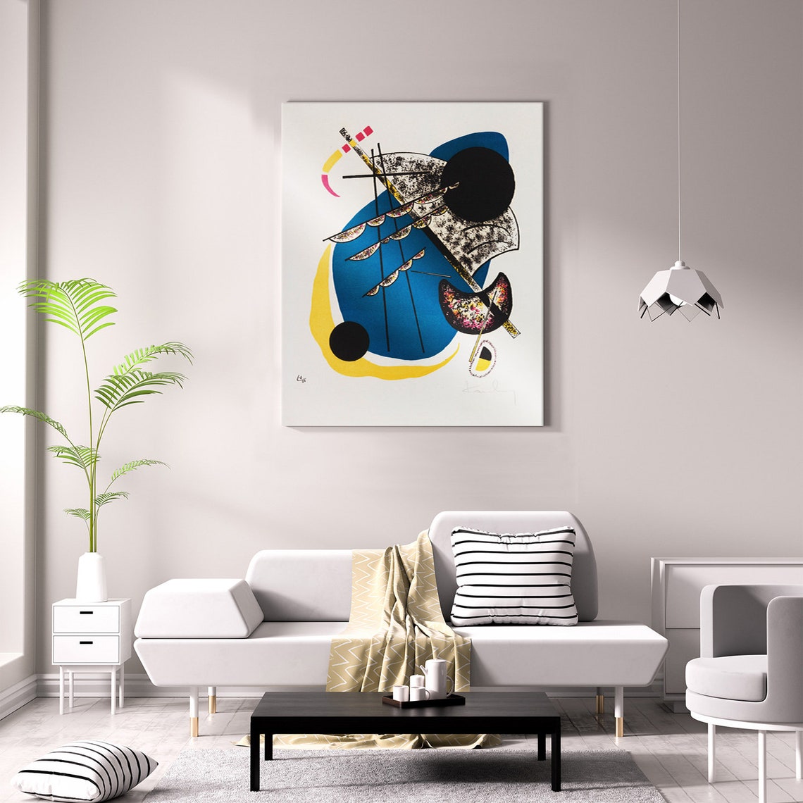 Wassily Kandinsky Small Worlds Kleine Welten Ii 1922 Classic Design Abstract Decor Reproduction Print Wall Art - Image 2