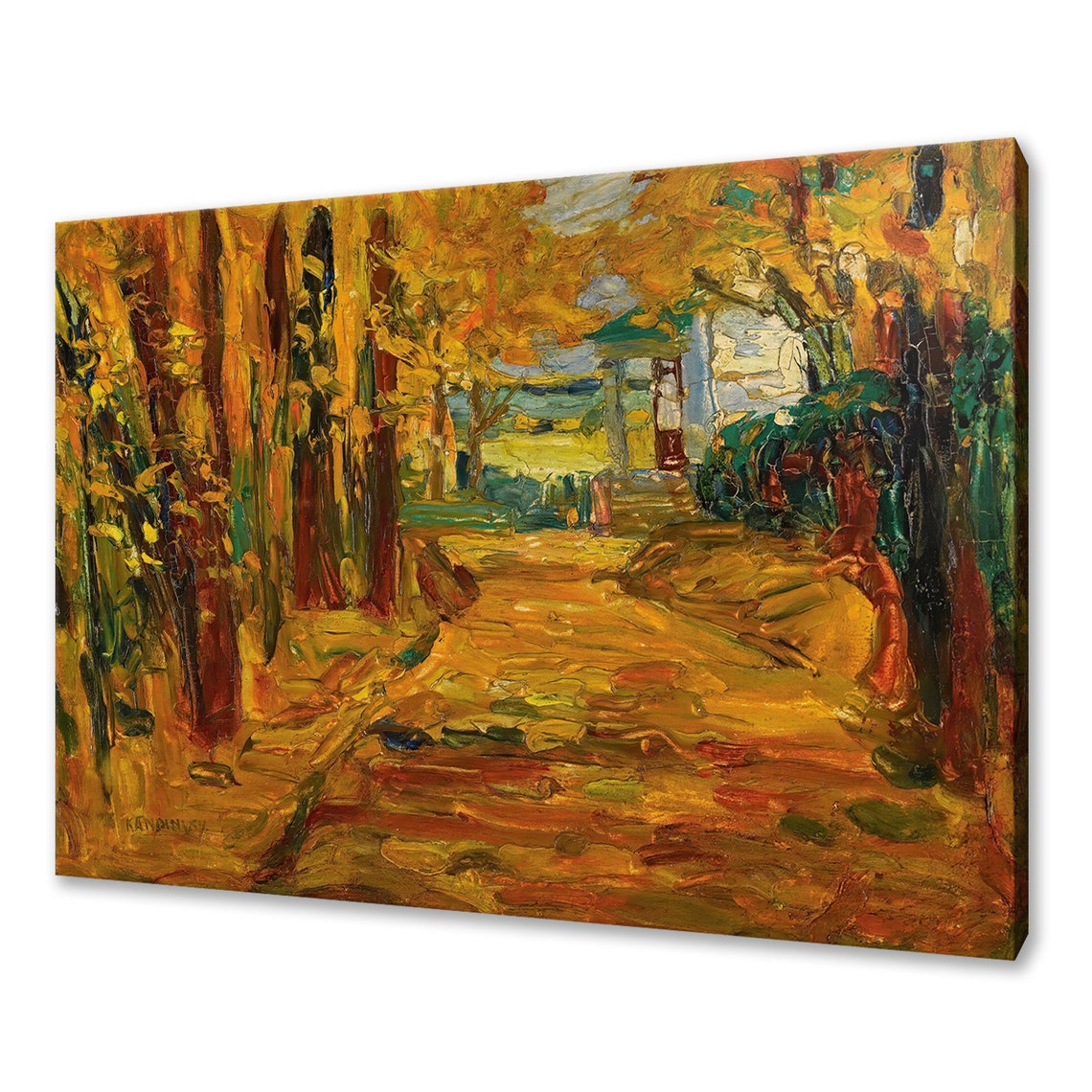 Wassily Kandinsky Park Von St Cloud Herbst I 1906 Classic Design Abstract Decor Reproduction Print Wall Art