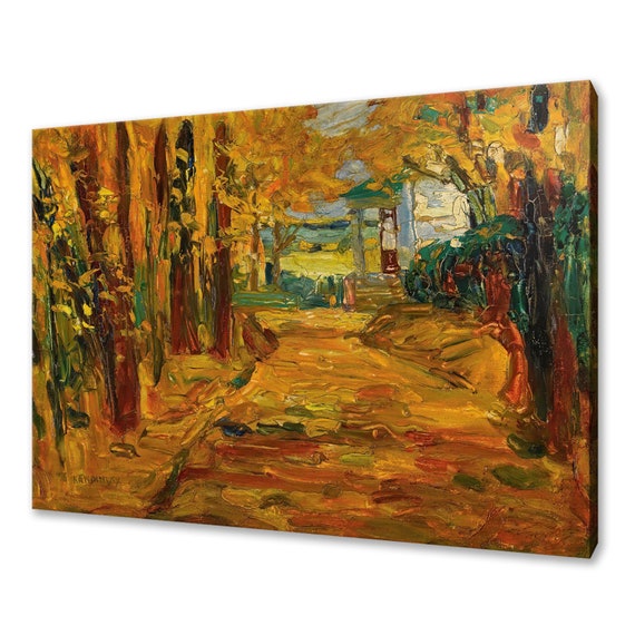 Wassily Kandinsky Park Von St Cloud Herbst I 1906 Classic Design Abstract Decor Reproduction Print Wall Art