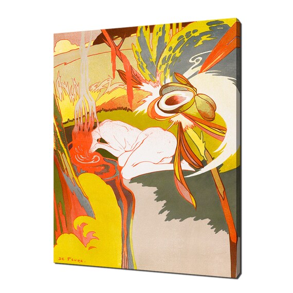 Georges De Feure La Source Du Mal 1894 Art Nouveau Reproduction Art Print