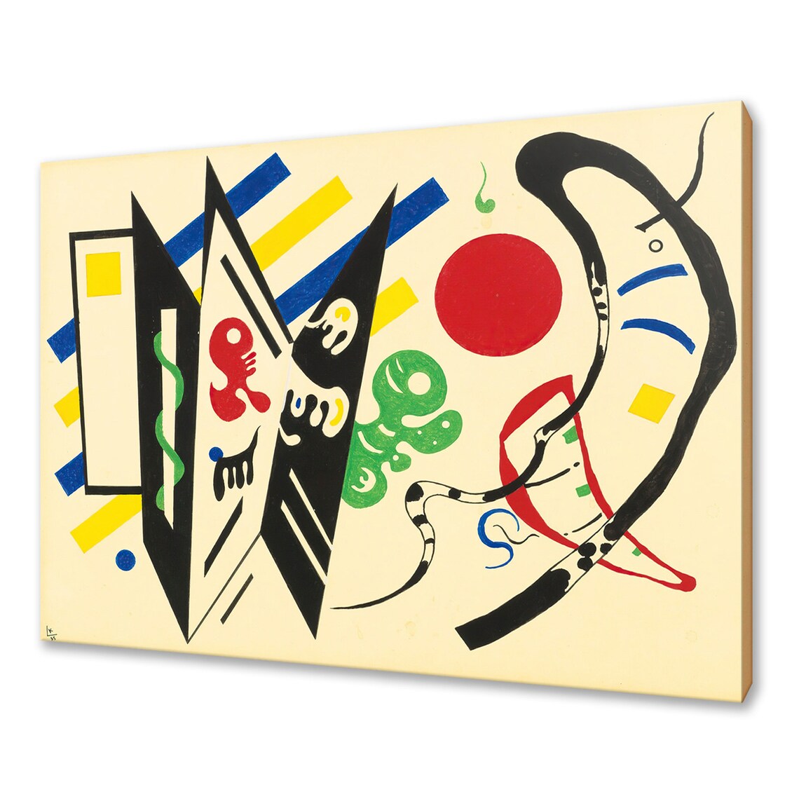 Wassily Kandinsky Reciprocal Composition Abstract Art Classic Reproduction Poster