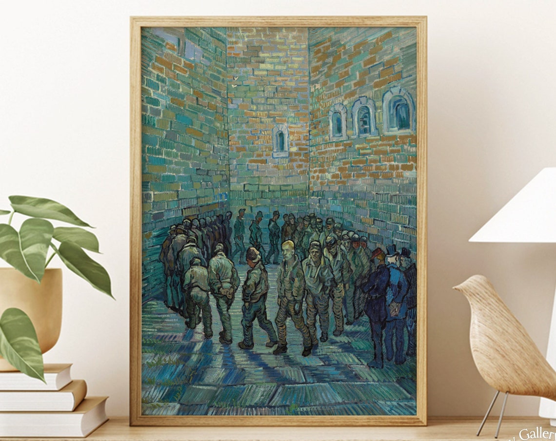 Van Gogh Prisoners Exercising 1890 Saint-Remy Fine Art Museum Print