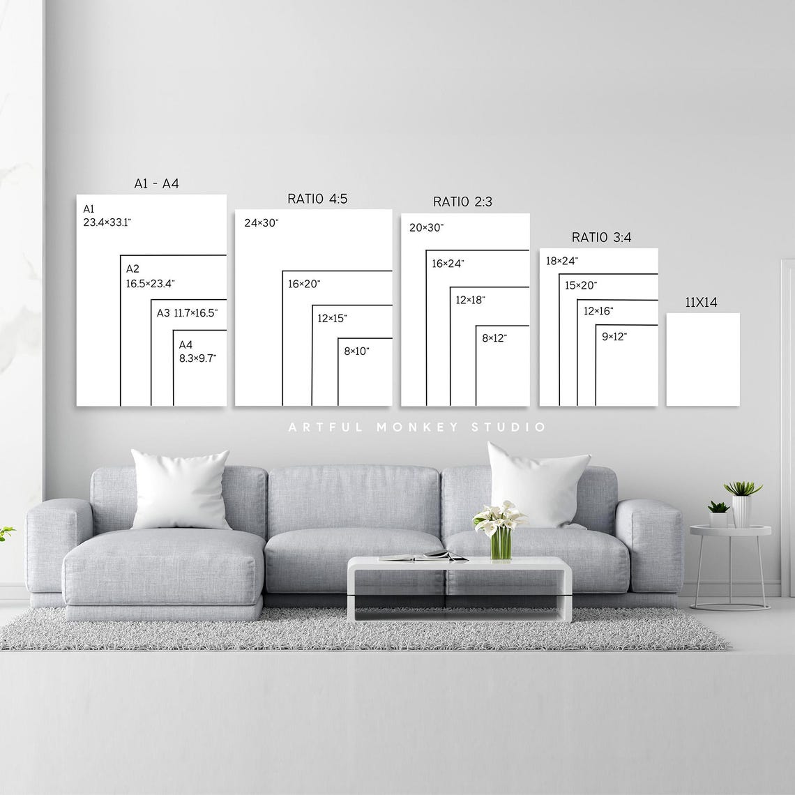 Brampton Canada White Mustang Sunny Old Town Street Day Poster - Image 2