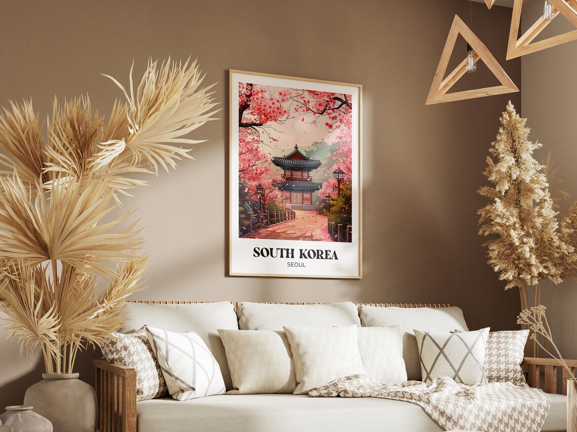 Tokyo Watercolor Travel Poster Art Print - Image 2
