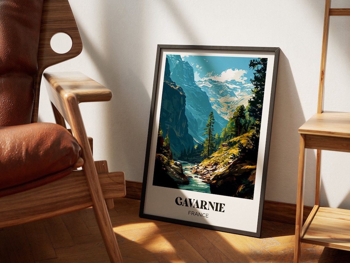 Cirque De Gavarnie Travel Poster, French Pyrenees - Image 2