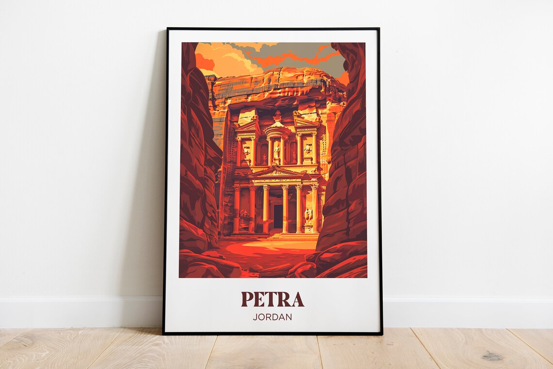 Chichen Itza Painting Illustration Travel Poster