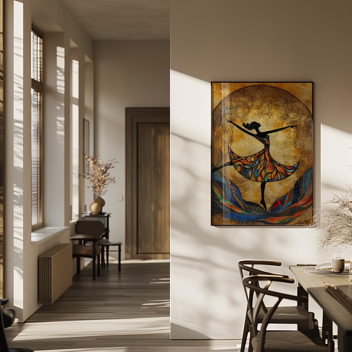 Ballet Dance Ballerina Abstract2 Art Art Modern Wall Decor Art Prints Instant Wall Art - Image 4