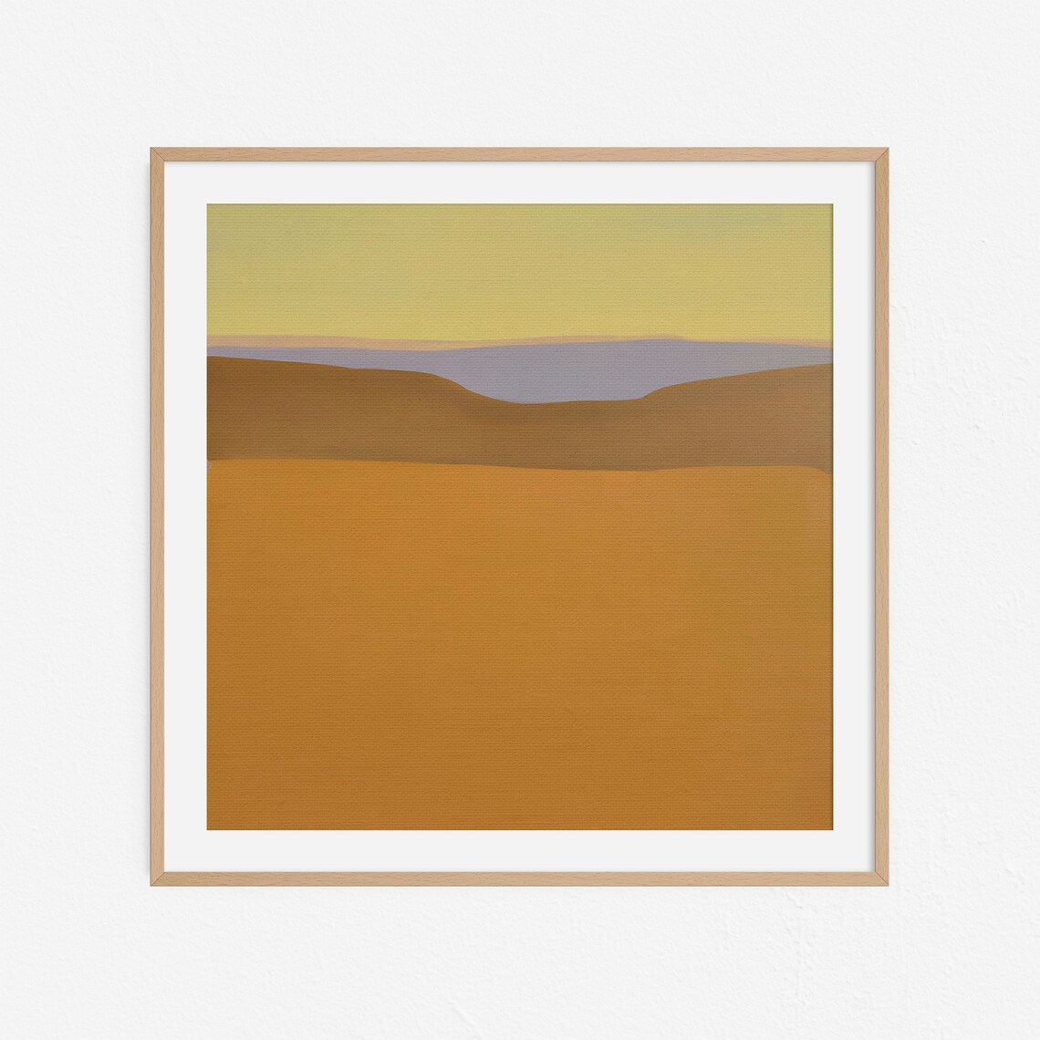 Landscape Painting Series No22, Minimal Abstract Artwork