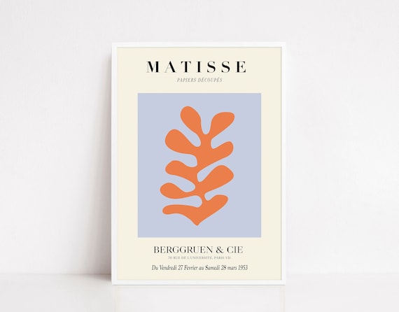 Matisse Cut Outs Exhibition Poster, Matisse-Inspired