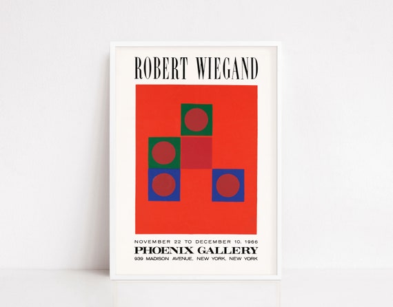 Vintage Exhibition Poster Vintage Print Art Poster Mid Century Art