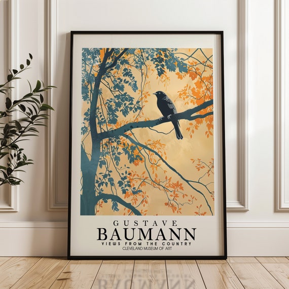 Gustave Baumann Fine Art Print Woodblock Poster Home Decor Nature Countryside Living Room Illustration Exhibition