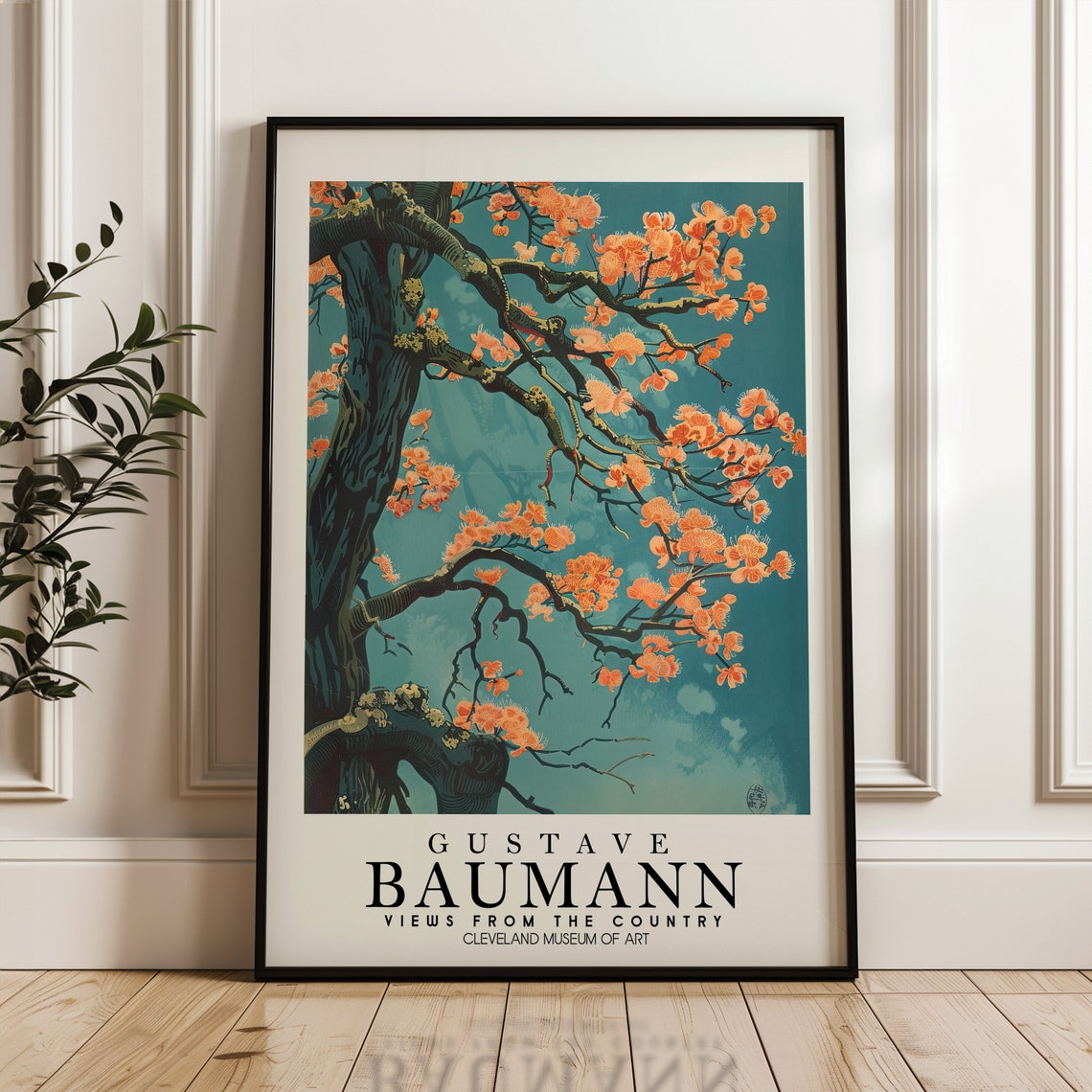 Gustave Baumann Views From the Country Orange Blossom Art Poster