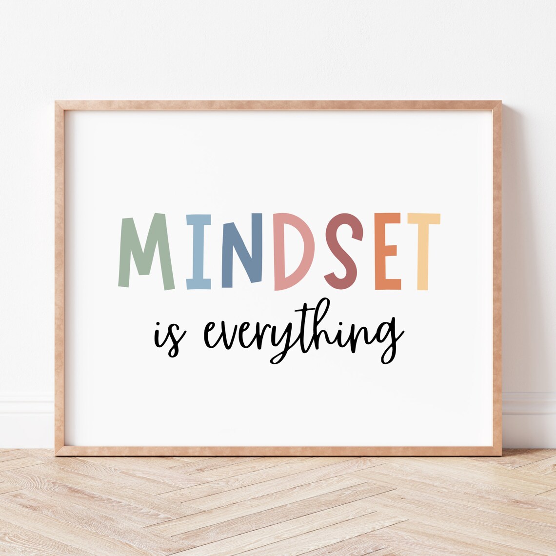 Mindset Is Everything Growth Mindset Poster - Image 3