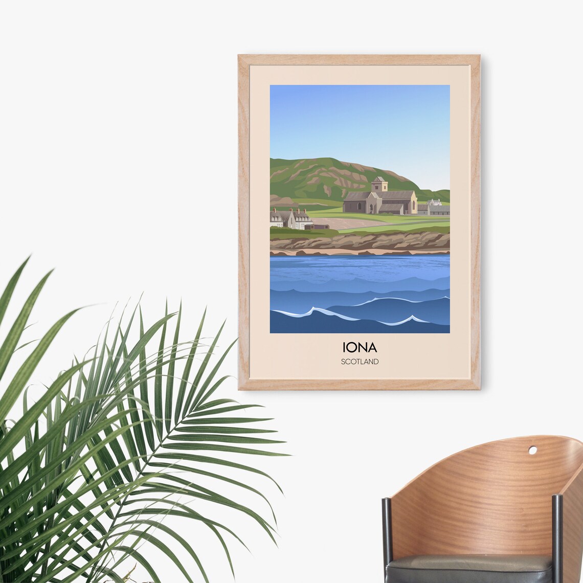 Iona Vintage Travel Poster, Scottish Island Travel Print - Image 3