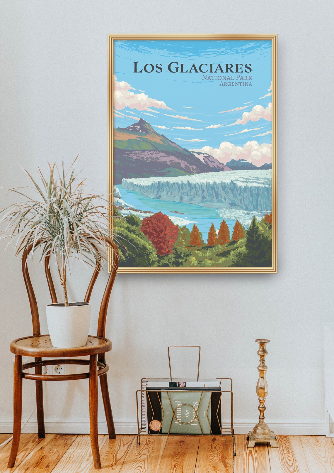 Los Glaciares National Park Vintage Travel Poster - Image 2
