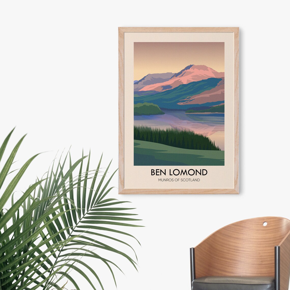Ben Lomond Vintage Travel Poster, Scottish Highlands - Image 3