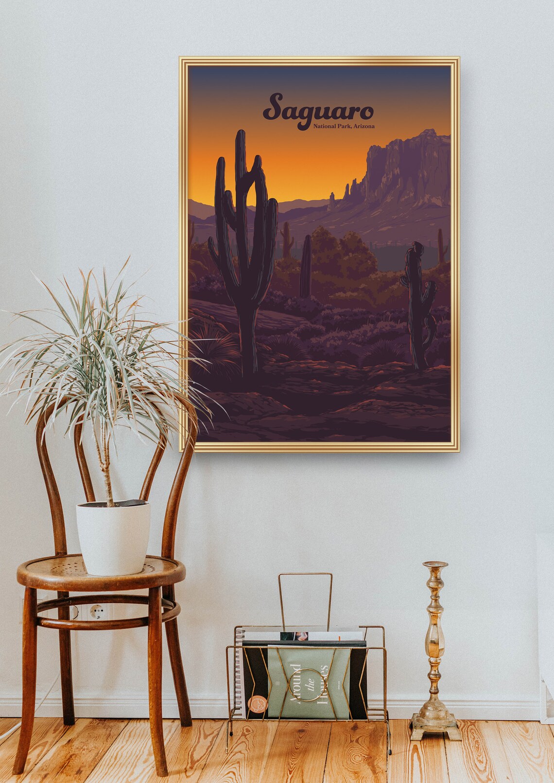 Saguaro National Park Vintage Travel Poster - Image 2