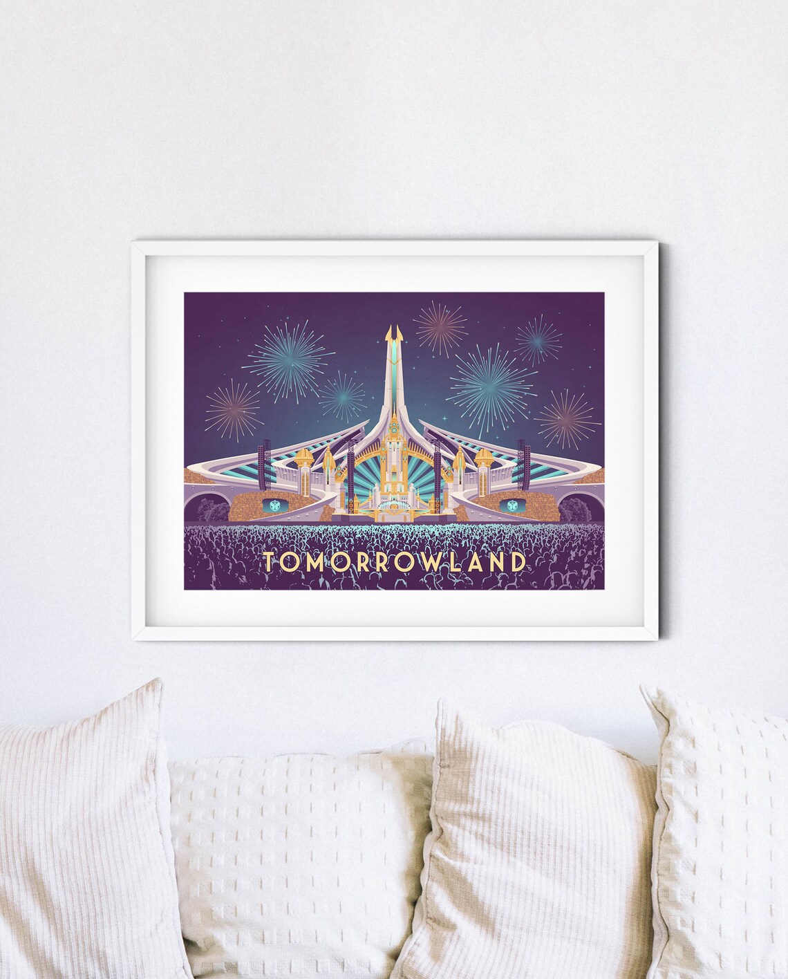 Tomorrowland Music Festival Travel Poster, Belgium - Image 4