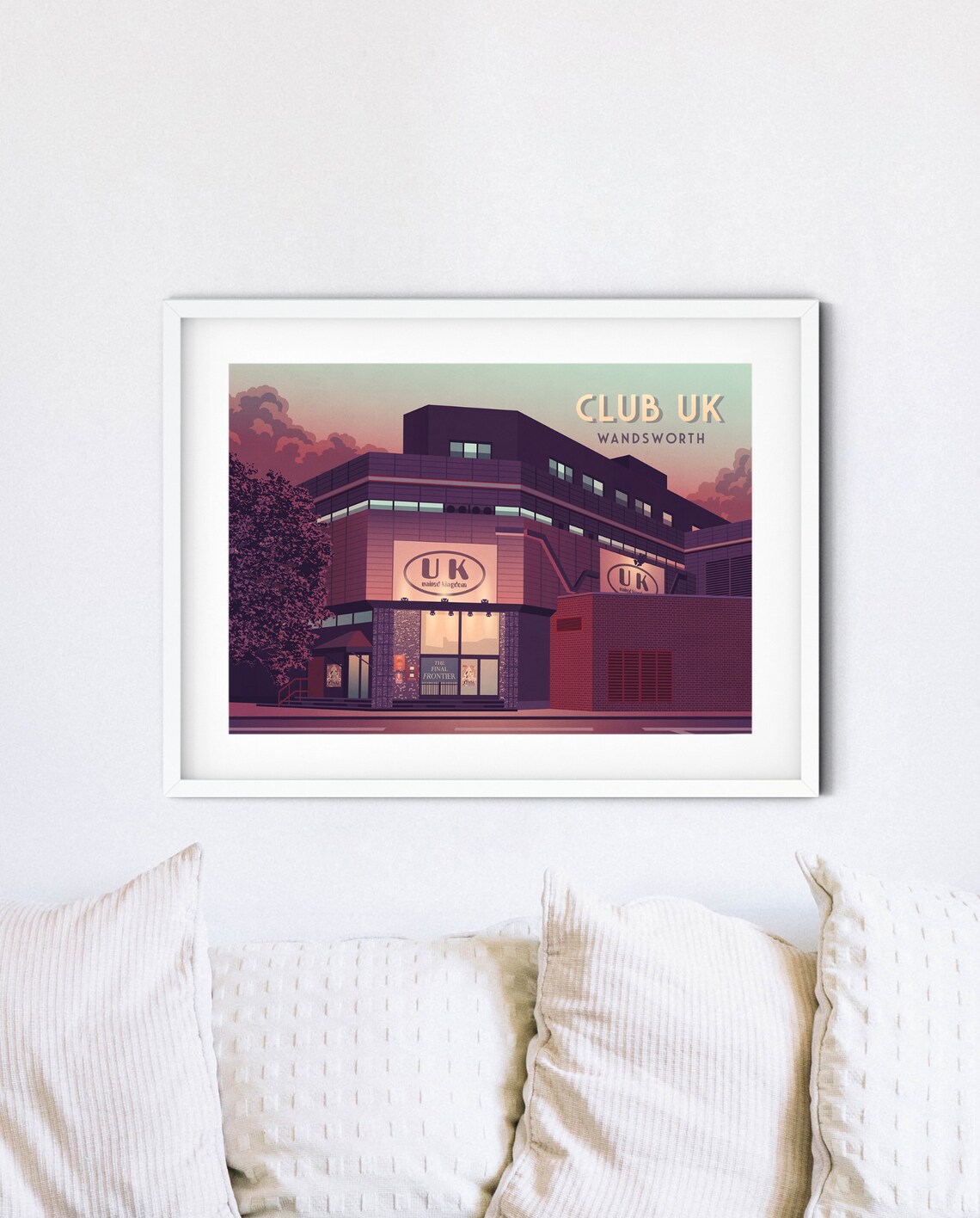 Club UK Wandsworth Poster, London Nightclub Print - Image 4