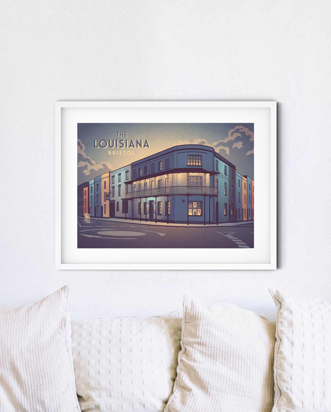 The Louisiana Bristol Live Music Venue Pub Architecture Travel Poster - Image 4