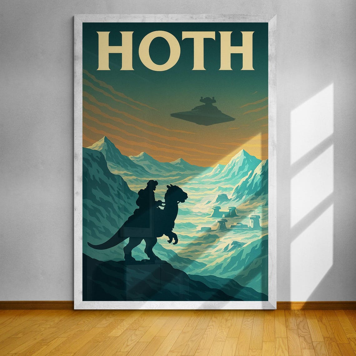 Hoth Art Deco Vintage Travel Poster