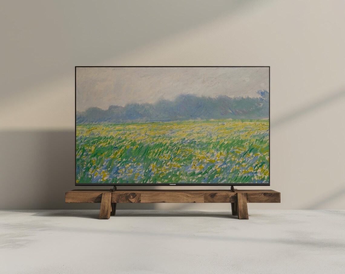 Spring Landscape Vintage Farmhouse Art Print - Image 3