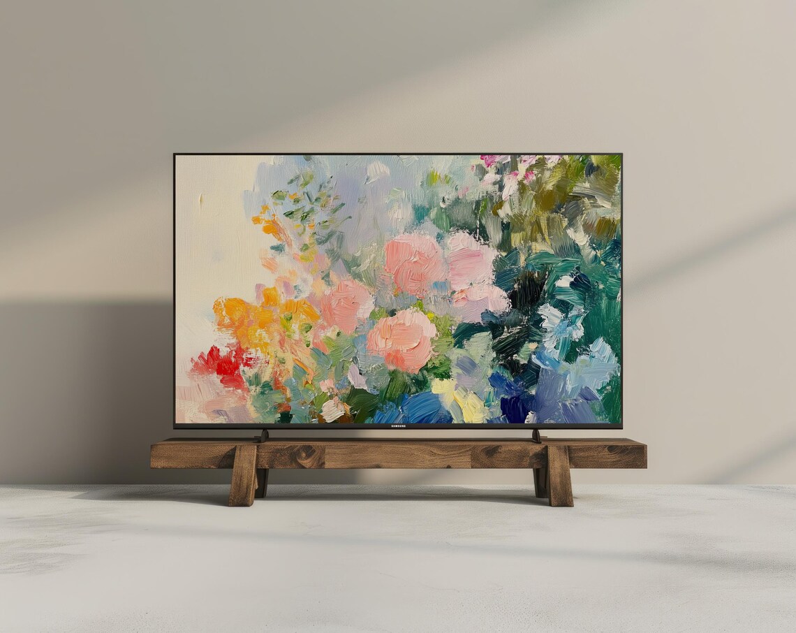 Vintage Abstract Wildflowers Fauvism Decor Art Print