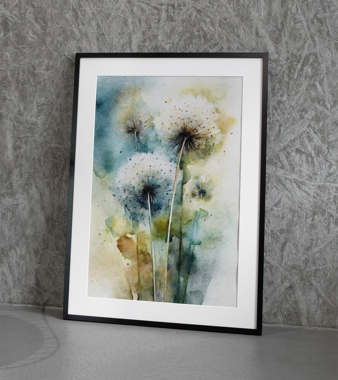 Dandelion Watercolor Botanical Wildflower Art Print - Image 3