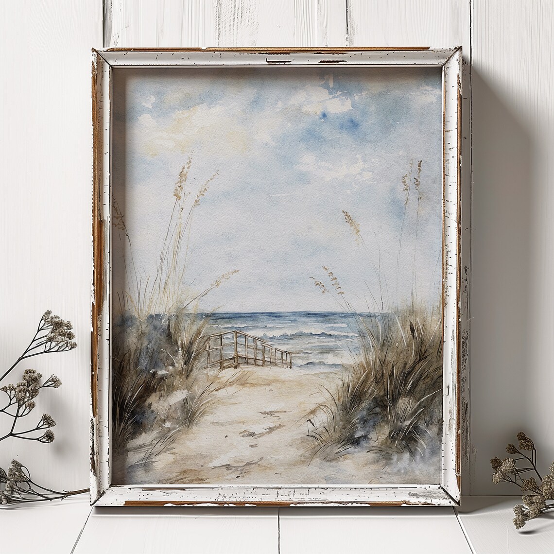 Provincetown Coast Watercolor Art Print, Massachusetts - Image 3