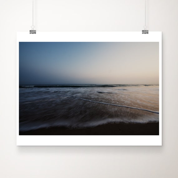 Huntington Beach Photograph Print Pacific Ocean West Coast Decor Sunset Wanderlust Art