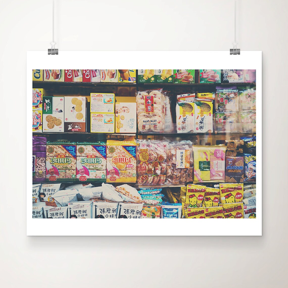 London Chinatown Food Photography Colorful Market Kitchen Wall Art