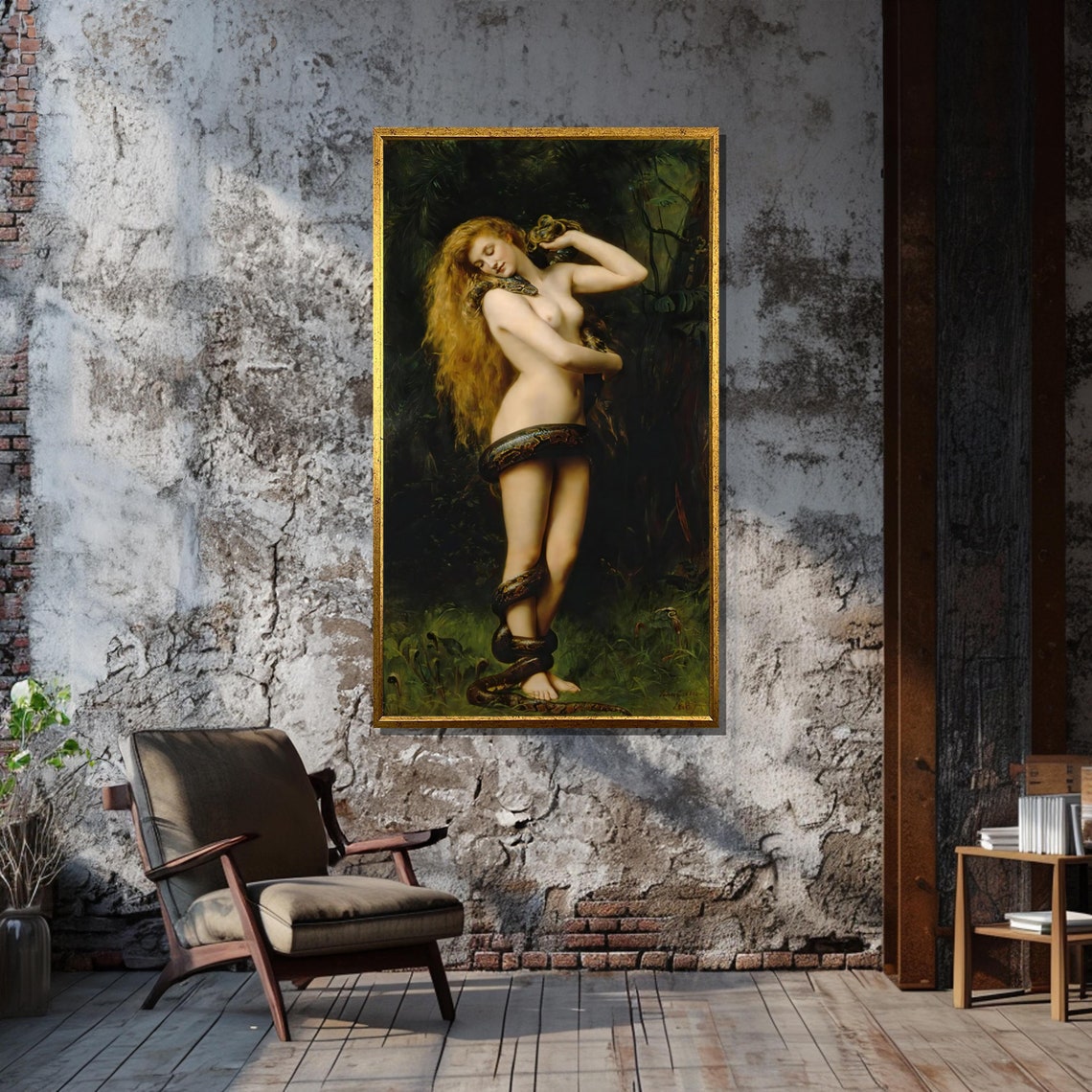 Lilith Art Print, Mythological Artwork