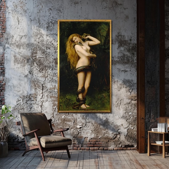 Lilith Art Print, Mythological Artwork