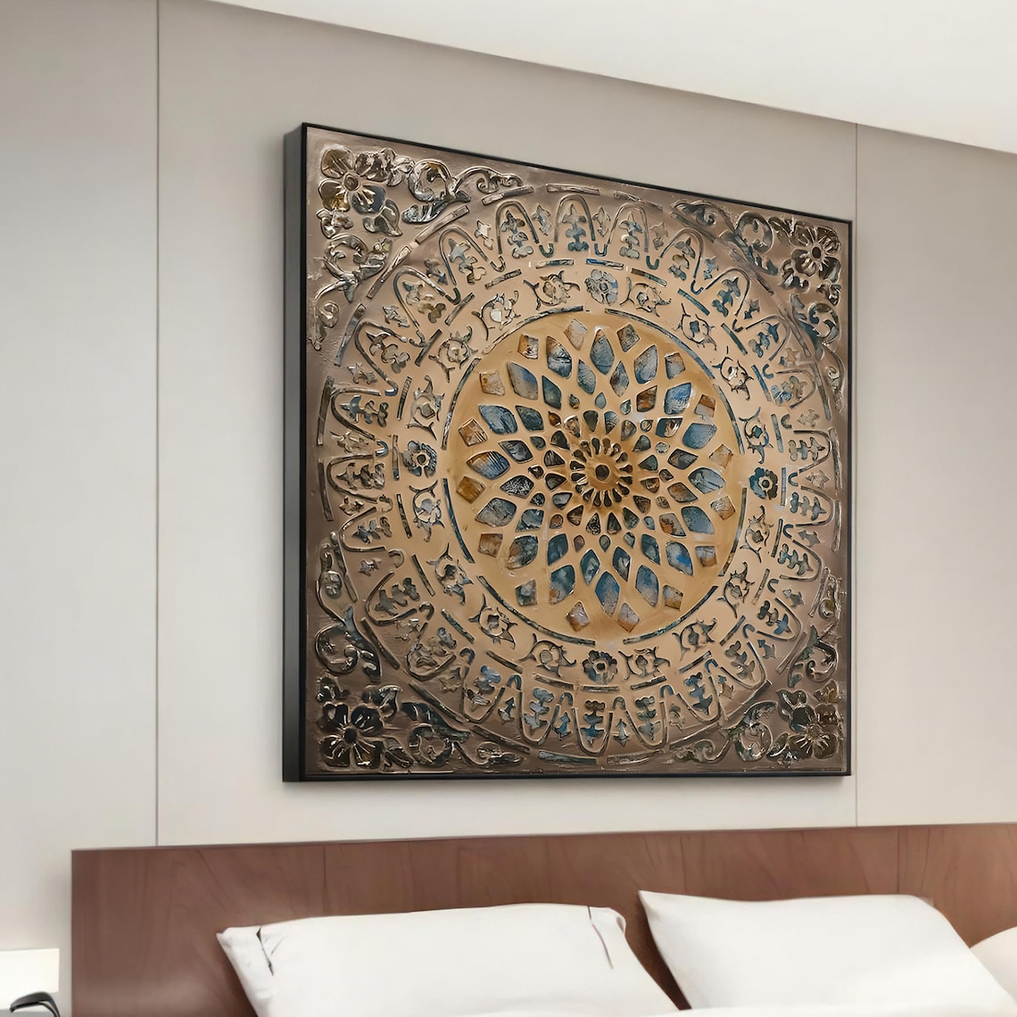 Intricate Mandala Wall Art, Elegant Home Decor