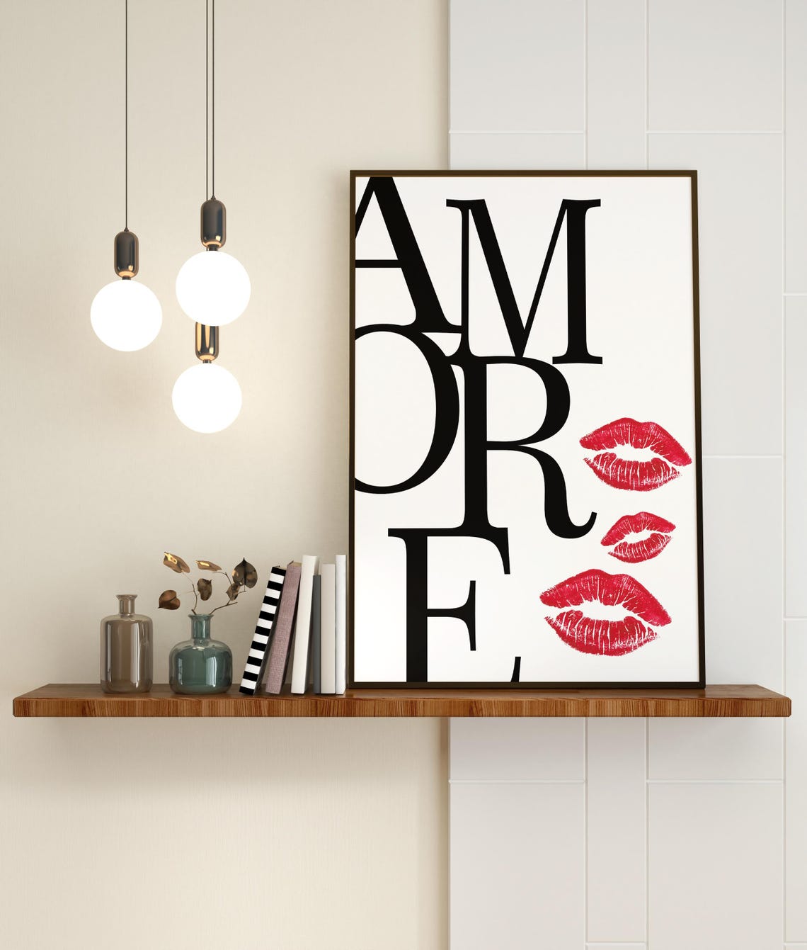 Amore Art, Modern Typography Love Decor - Image 2