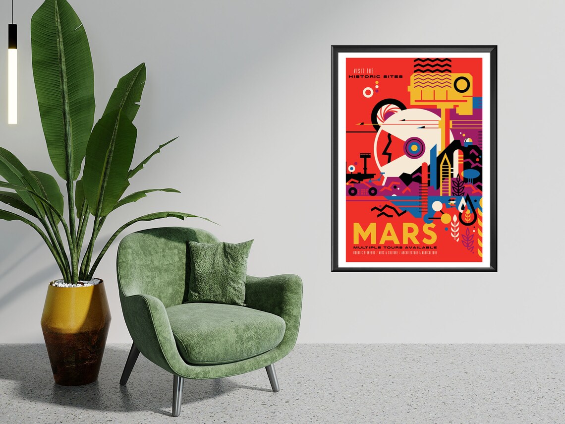 Visions Of The Future Mars, Space Art - Image 5
