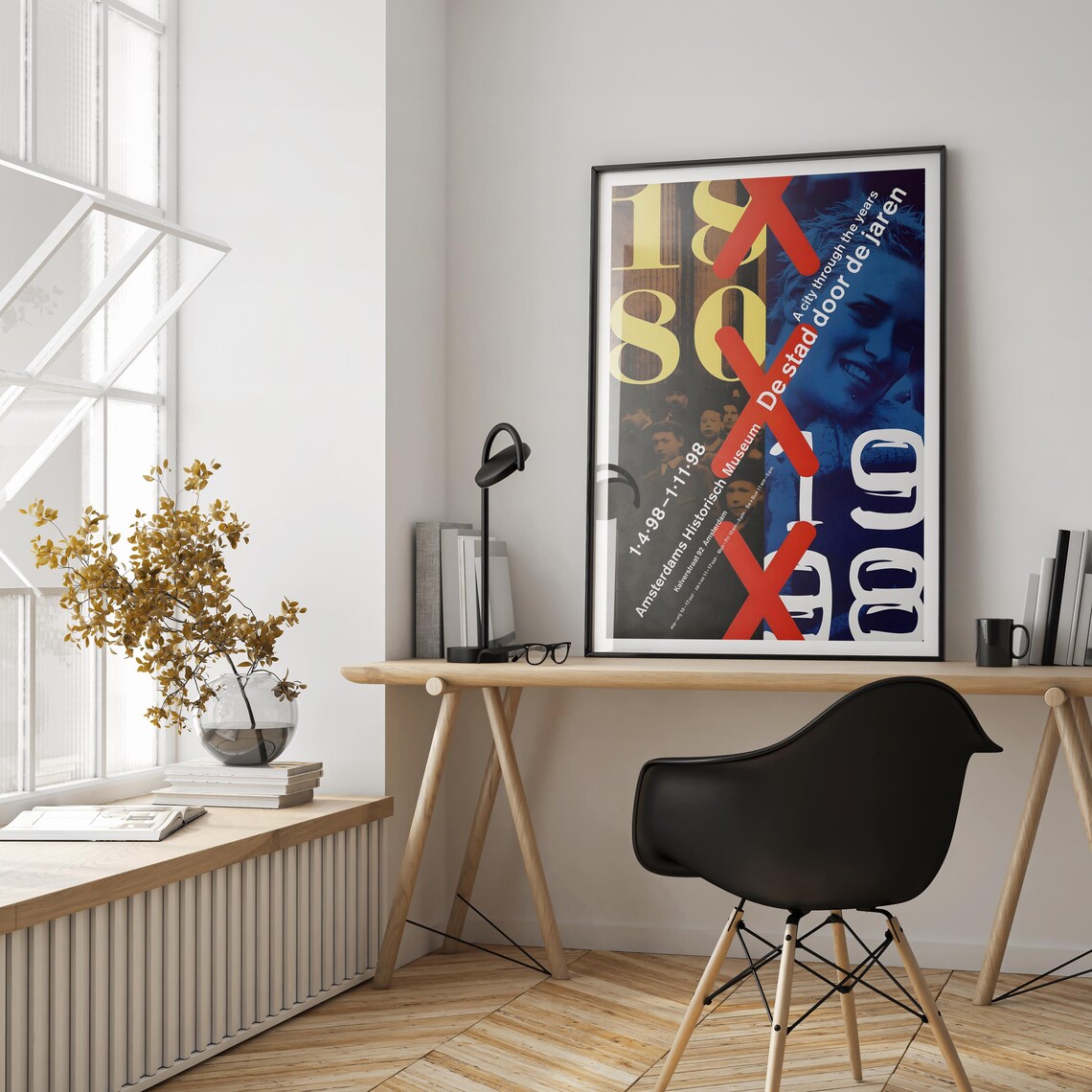 Vintage Dutch Poster, Amsterdam Exhibition - Image 3