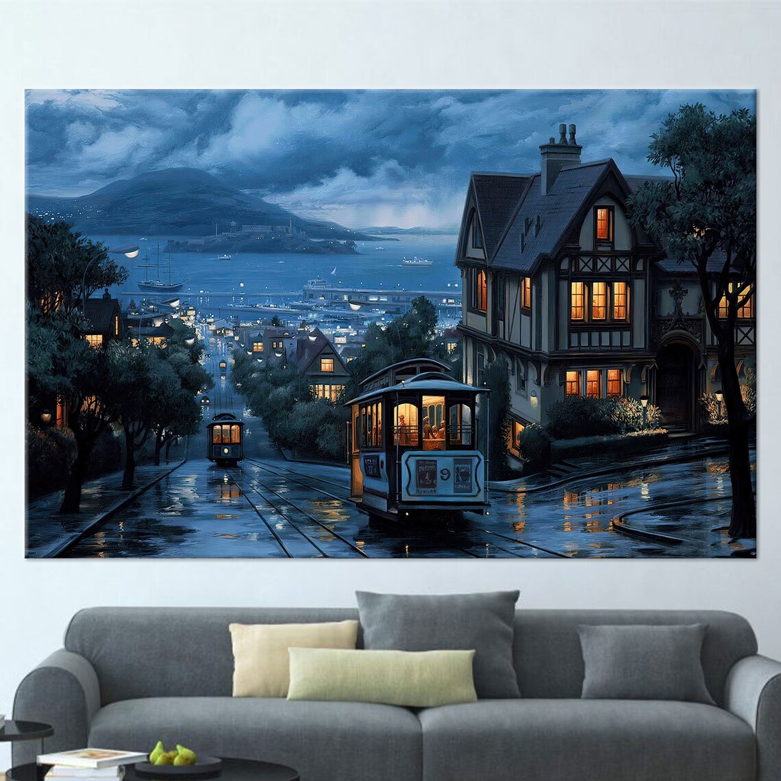 Old Istanbul Cityscape Poster, Travel Wall Art
