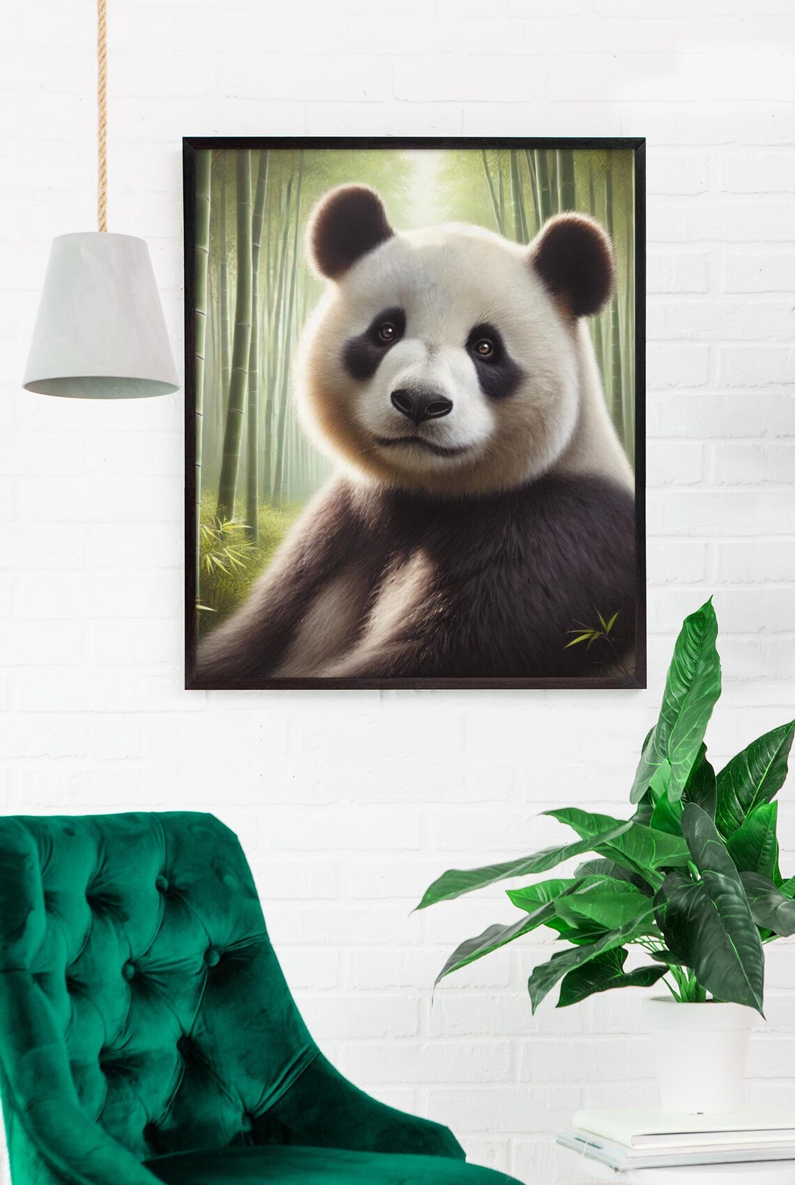 Panda Bamboo Forest Wildlife Poster - Image 3