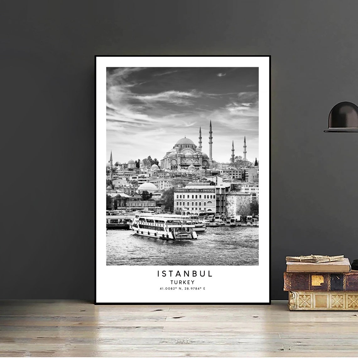 Istanbul Minimalist Travel Poster, City Art Print - Image 2