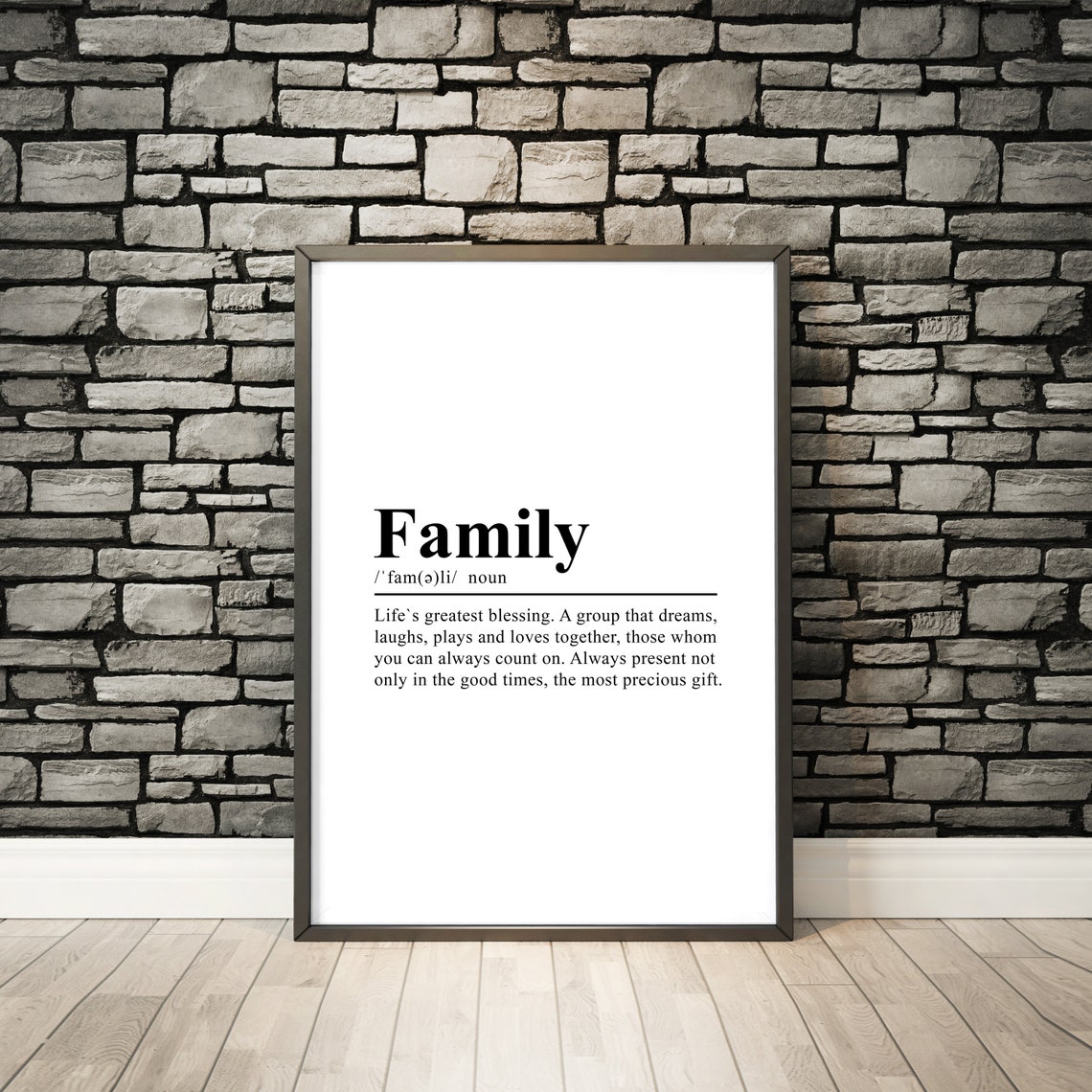 Family Definition Print Family Definition Poster Family Print Family Poster Family Quote Print Family Wall Art Home Dcor Funny Gift Print