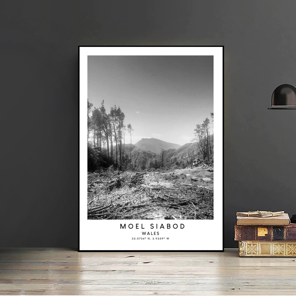 Moel Siabod Minimalist Poster Print, Wales - Image 2